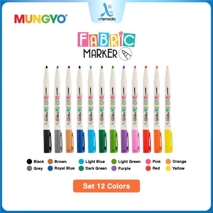 MUNGYO FABRIC MARKER PERMANENT SPIDOL KAIN