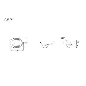 CLOSET JONGKOK TOTO CE7 BLUE - BIRU TELOR ASIN - KLOSET JONGKOK TOTO