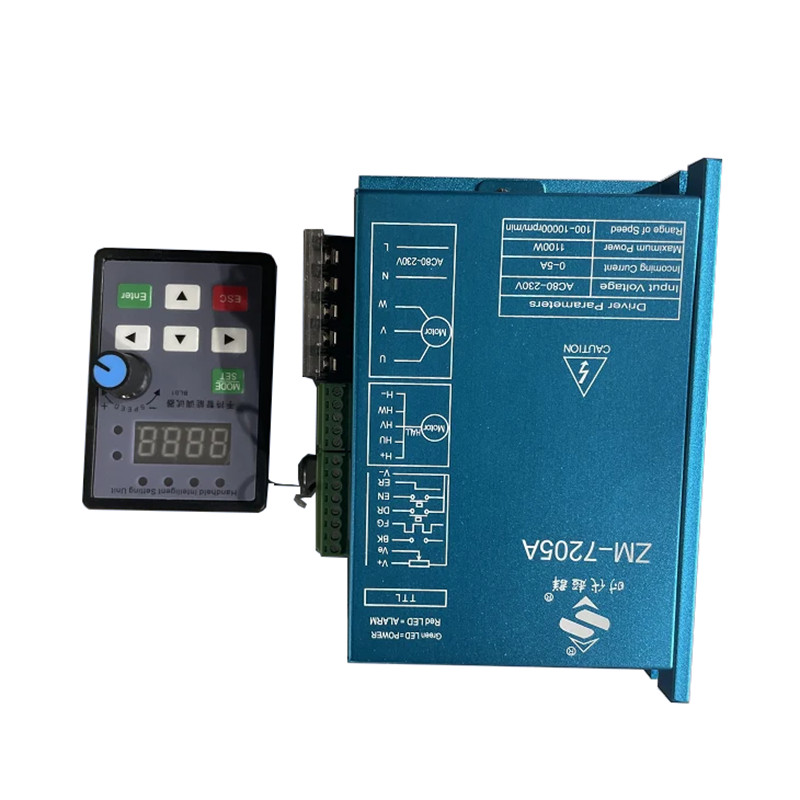 Zm-7205A 310V Dc Brushless Motor Driver Input 220V Ac Max. 5A 1100W Bldc With Handheld Intelligent