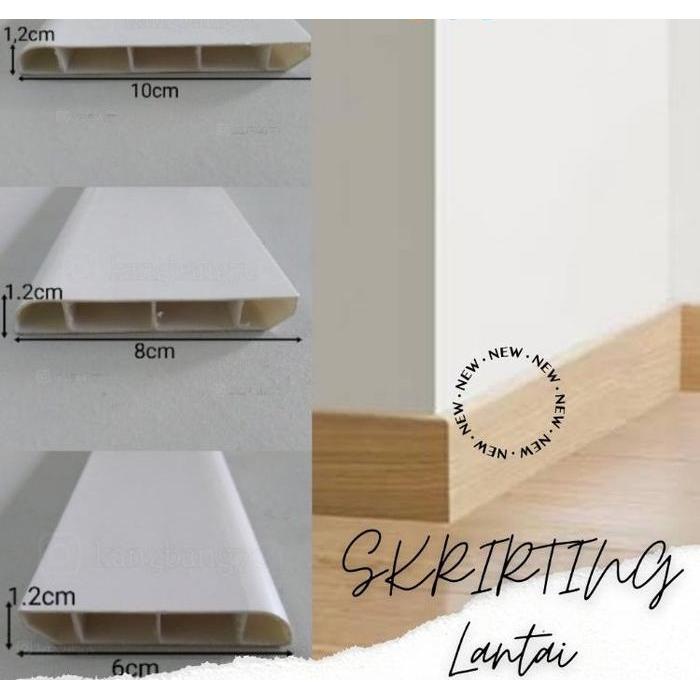 List Pvc Plint 8 CmPlint PvcSkirting List Lantai Kayu Lantai Vinyl