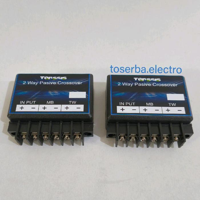 Ready Crossover pasif 2way Speaker Midbass Tweeter Tensis audio mobil