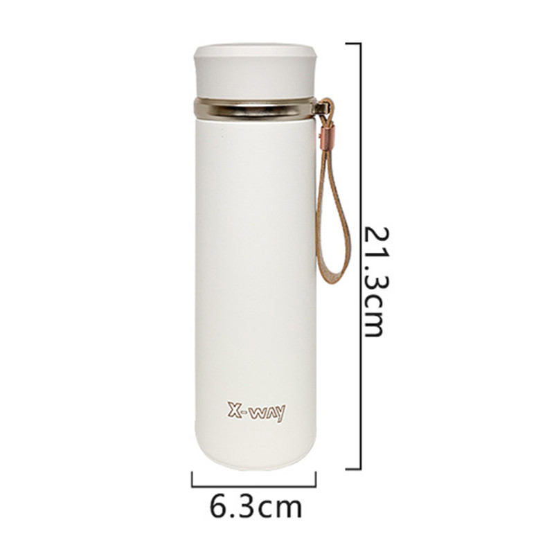 . Thermal Bottle High-End Vacuum Flask Set Office Cup With Tea -
