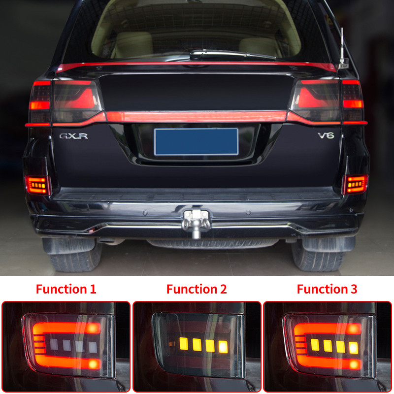 . For Toyota Land Cruiser 200 2016-2021 Rear Bumper Led Lamp Fog Lamp -
