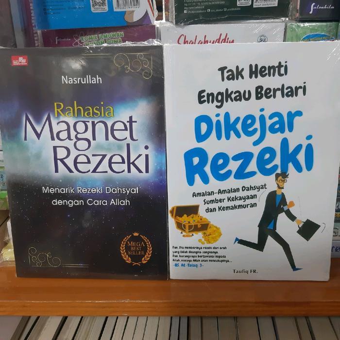 Ready PAKET 2 BUKU TAK HENTI ENGKAU BERLARI DI KEJAR REZEKI RAHASIA MAGNET REZEKI Soft Cover