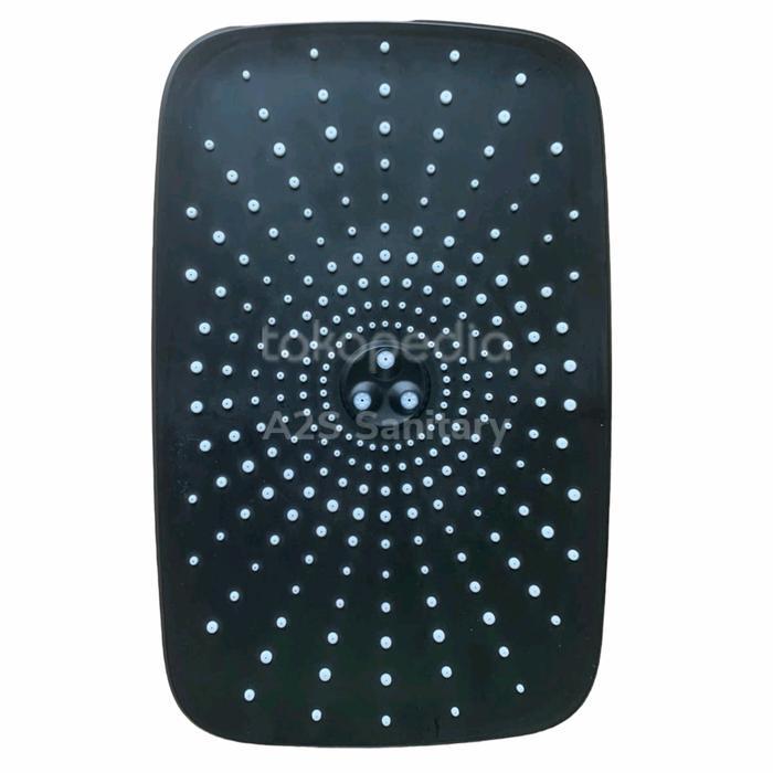 wall shower / Head Shower Kotak 12inch Hitam Shower Rainfall Kotak 12"