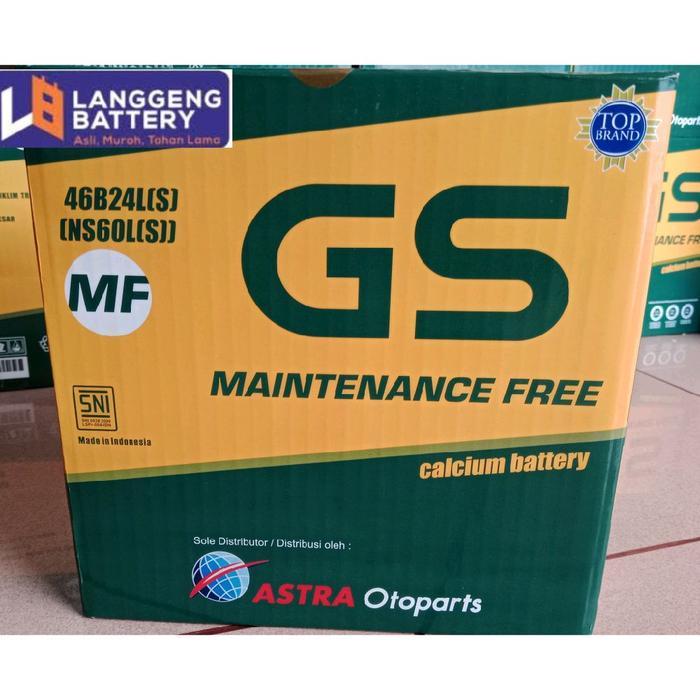 Aki Mobil Toyota Yaris Gs Astra Mf Ns60Ls Aki Kering