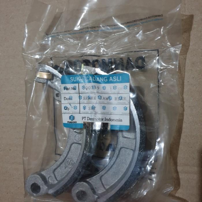 FREE ONGKIR KAMPAS REM BELAKANG VESPA SUPER PS DANMOTOR PIAGGIO ORIGINAL BISA COD
