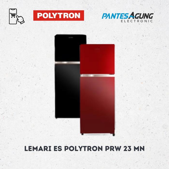 LEMARI ES POLYTRON PRW23 - LEMARI ES/KULKAS 2 PINTU POLYTRON