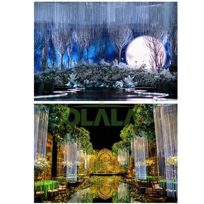 "New" CODTIRAI BENANG GLITTER GLITER POLOS TIRAI JENDELA TIRAI BENANG TIRAI PINTU Curtain OLL-BH-103