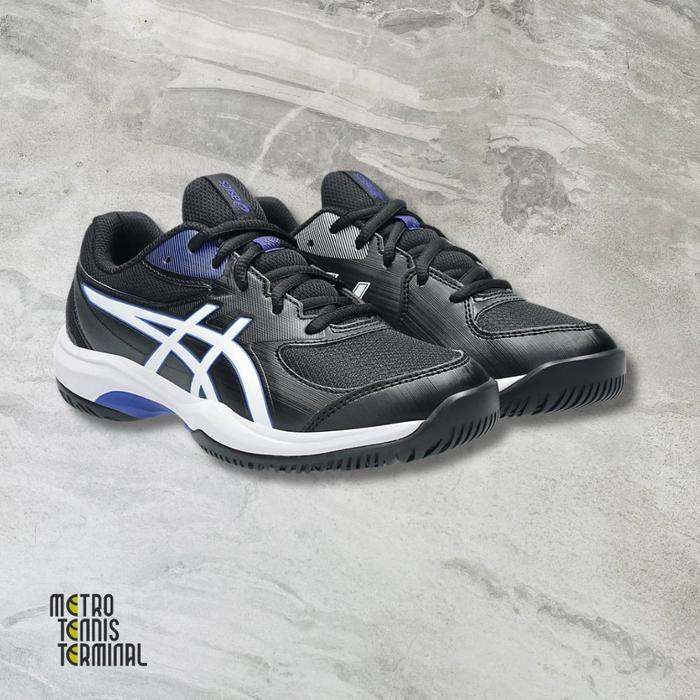 Asics Gel Game GS Black / White ( Sepatu Tennis Anak-anak Asics )