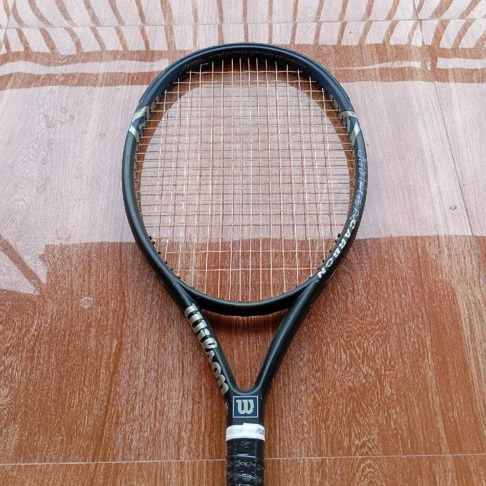 Raket tenis Wilson hyper hammer tennis bekas bagus 120 in