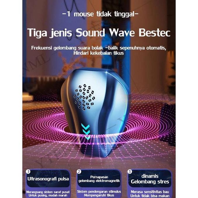 sarisa_shopp TERLARIS Model Terbaru 2024 Tidak pernah tikus Pengusir Tikus Ultrasonik alat pengusir
