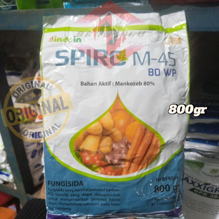 lumercok99 Fungisida Spiro M-45 80 WP Pencegah Tumbuh Jamur 800gr