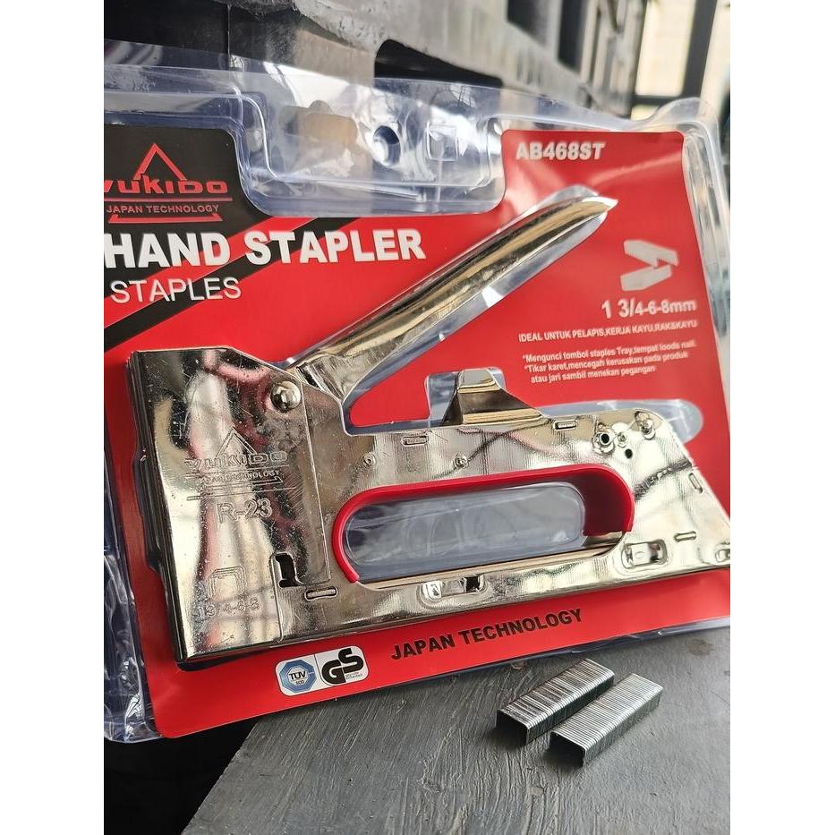 YUKIDO Staples Tembak / Gun Tacker Staples Sofa, Staples Jok Motor, Dll besi stationery