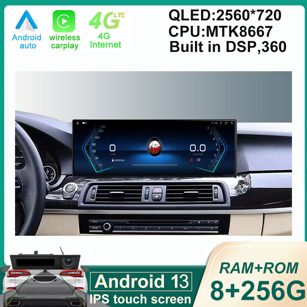 . Android 13 Touch Screen Qled For Bmw F10 F11 2011-2016 Car Accessorie -