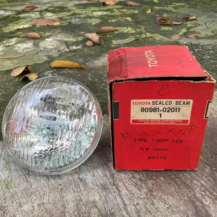 Sealed Beam No 1 Lampu Depan 12V 37.5W 2 Kaki Corolla KE70 DX Corona RT81 RT100 RT104 RT116 Celica