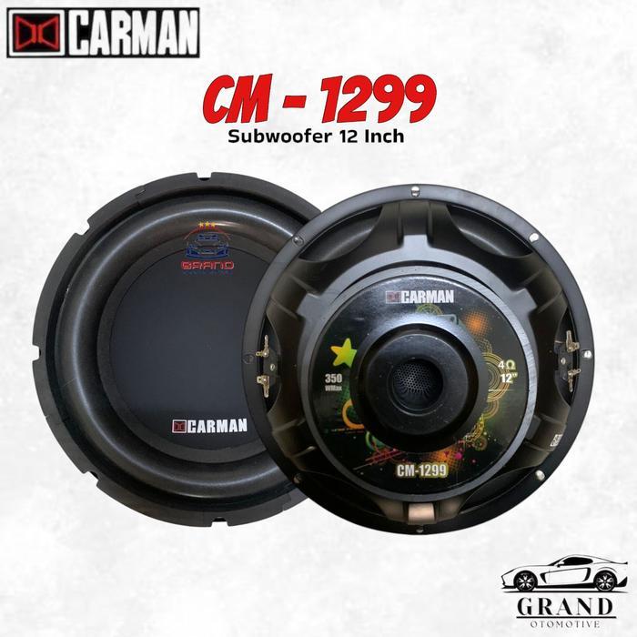 SUBWOOFER CARMAN CM 1299 DOUBLE MAGNET 2 COIL
