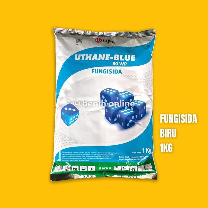 ` FUNGISIDA UTHANE BLUE 80 WP 800 Gram mancozeb busuk daun busuk batang buah