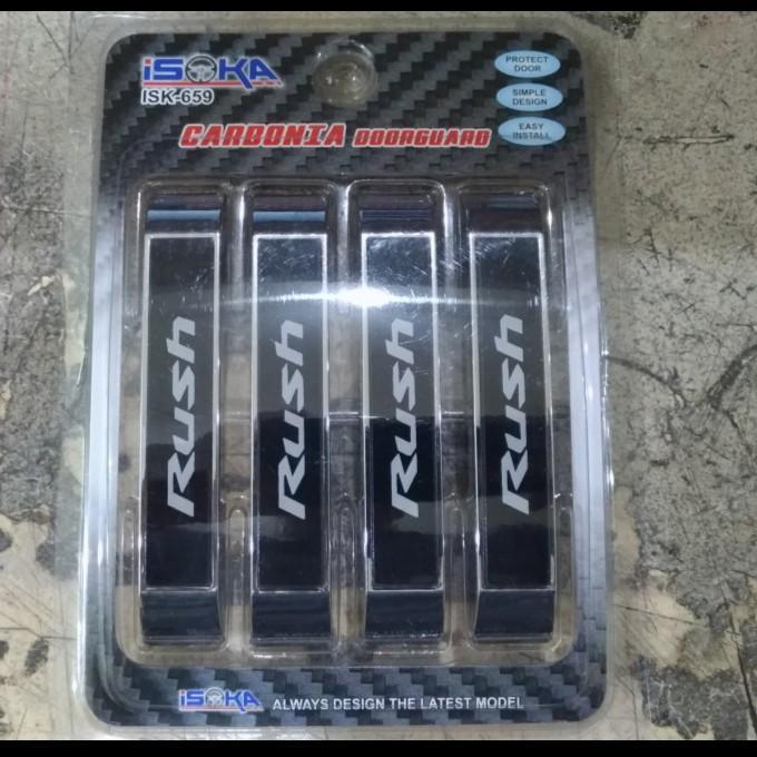 Door Guard Pelindung Pintu Mobil Logo Rush