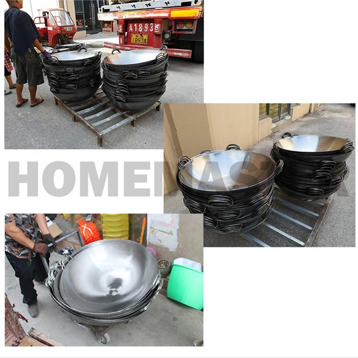 Wok/Kuali/Wajan Besi Baja/Iron Gagang 2 60 Cm TD260