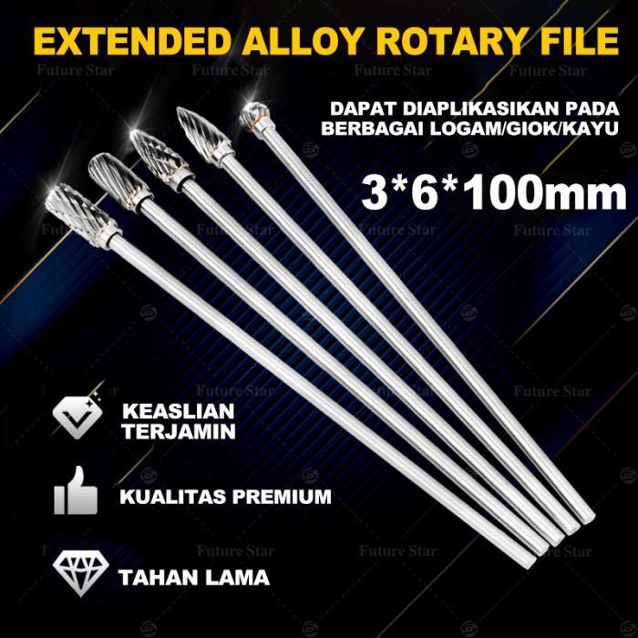 Mata Bor Tuner Cunner Panjang 100mm 10cm Porting Isi Lengkap Mini Grinder Set Long Cuner Porter