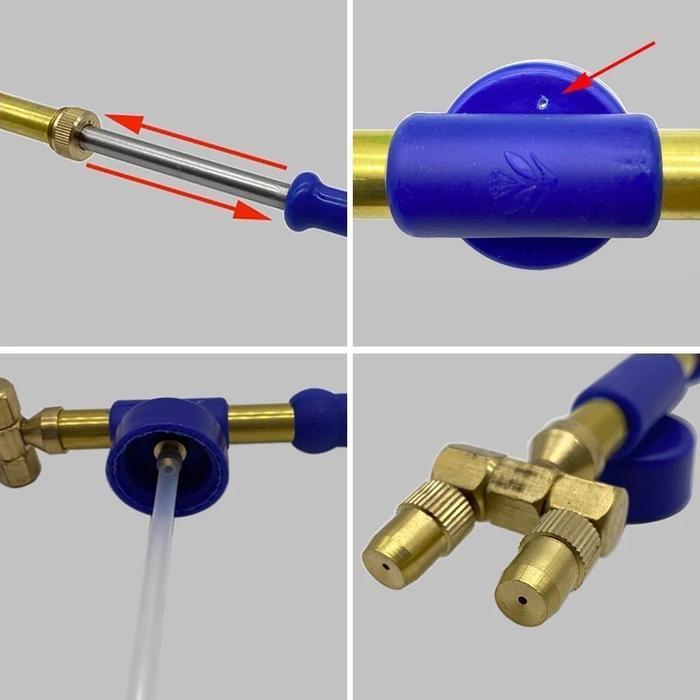 ALAT SEMPROT 2 NOZLE KEPALA KUNINGAN SPRAYER ALAT SEMPROT MANUAL ALAT SEMPROT TANAMAN