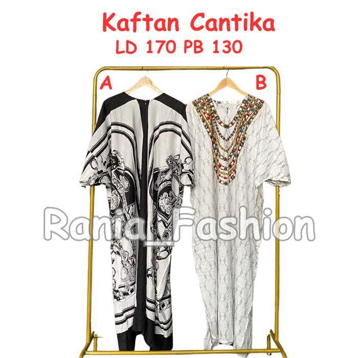 Daster Rania Fashion Motif Kaftan Terbaru