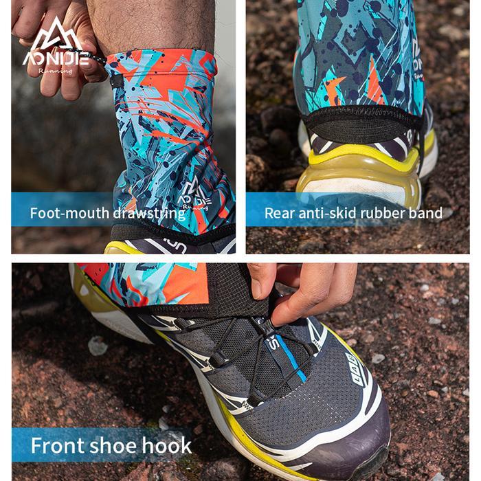 Aonijie Gaiter E4417 - Pelindung Kaki Sepatu - Trail Running - GREEN
