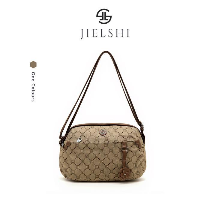 JIELSHI ZAINA 2626#JLY Tas Selempang Wanita - Slingbag Cewek Terbaru Simple PU Leather Bisa Cod