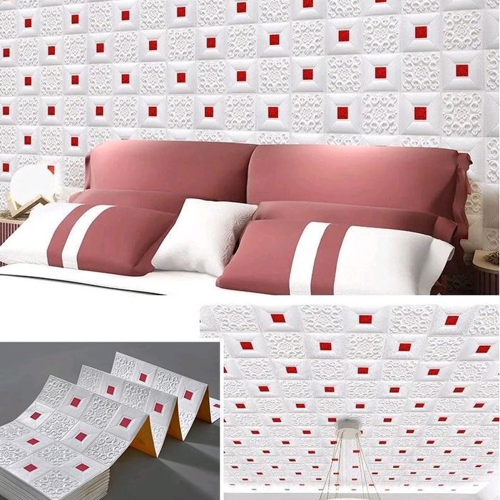 Wallpaper Dinding Dan Plafon 3D Sudah Ada Lemnya Bunga