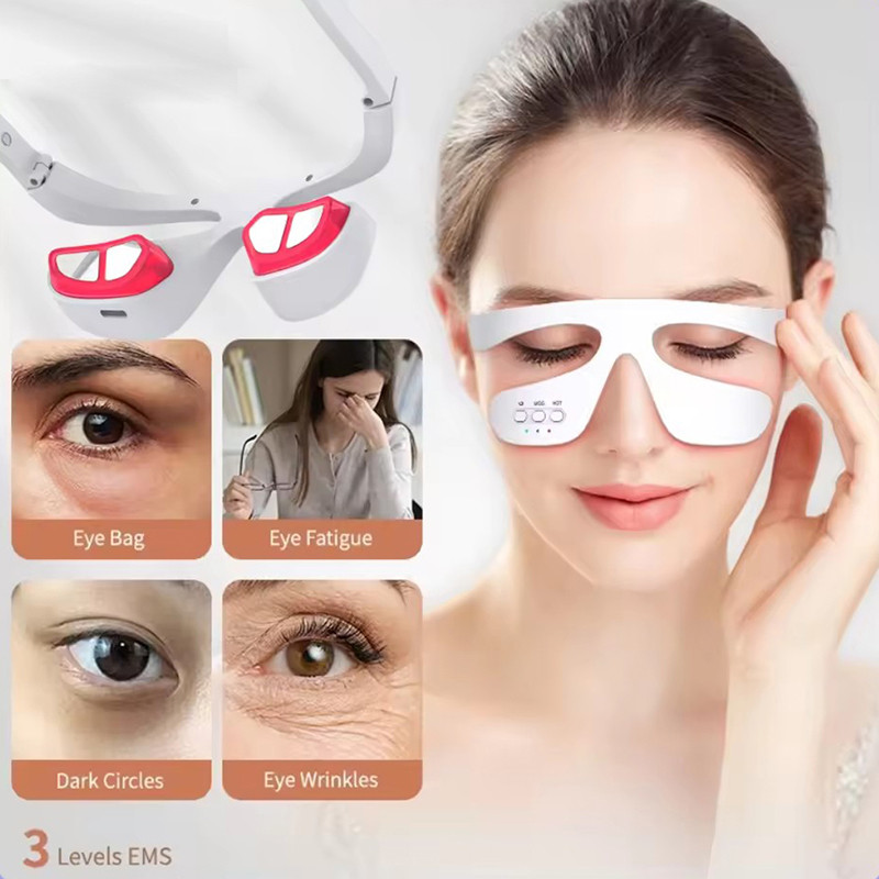 3D Eye Massager Anti-Aging Eye Massager Eyes Fatigue Relief Relaxation Relieve Dark Circles EMS Eye