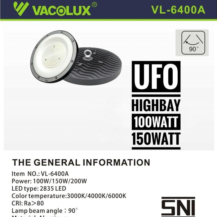 DISKON Lampu Industri 200watt Low Bay HighBay LED Lampu UFO Gudang 200w