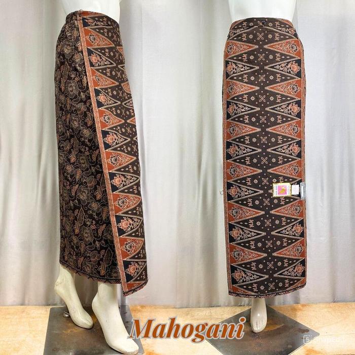 sar Rok Tumpal Sogan Betawi / Rok Span Batik Mahogani Maroon