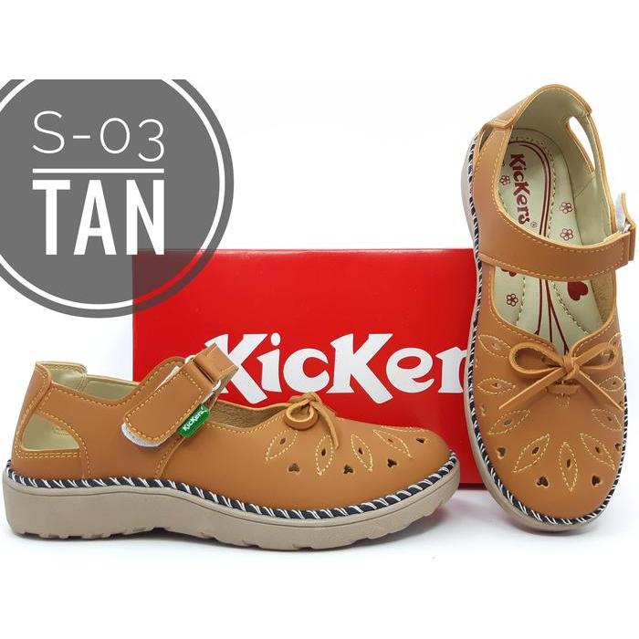 Sale Sepatu Kickers Wanita Bahan Sintetis Kode S-03 / D-03 Shoes Kasual Cewek