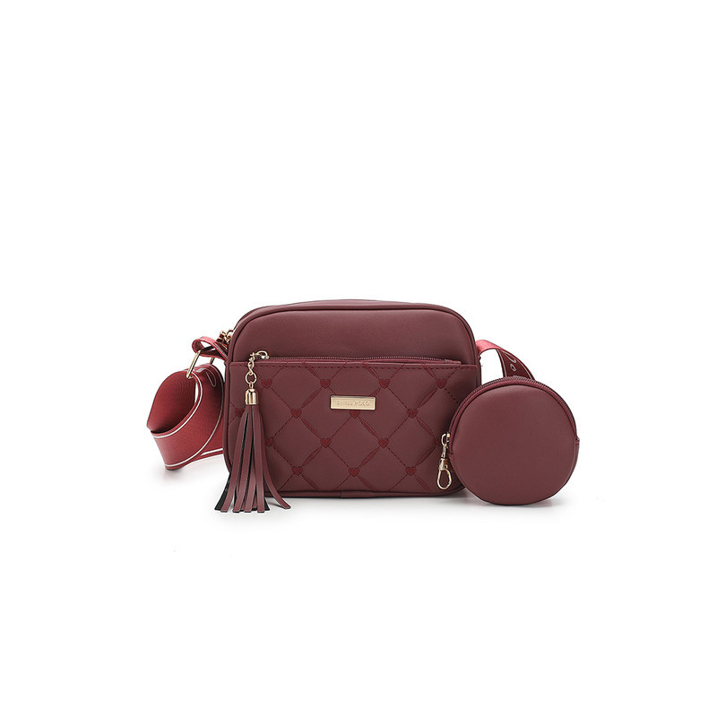 Swiss Polo Women's Sling Bag / Crossbody Bag (Tas Selempang Wanita) - Merah Pria