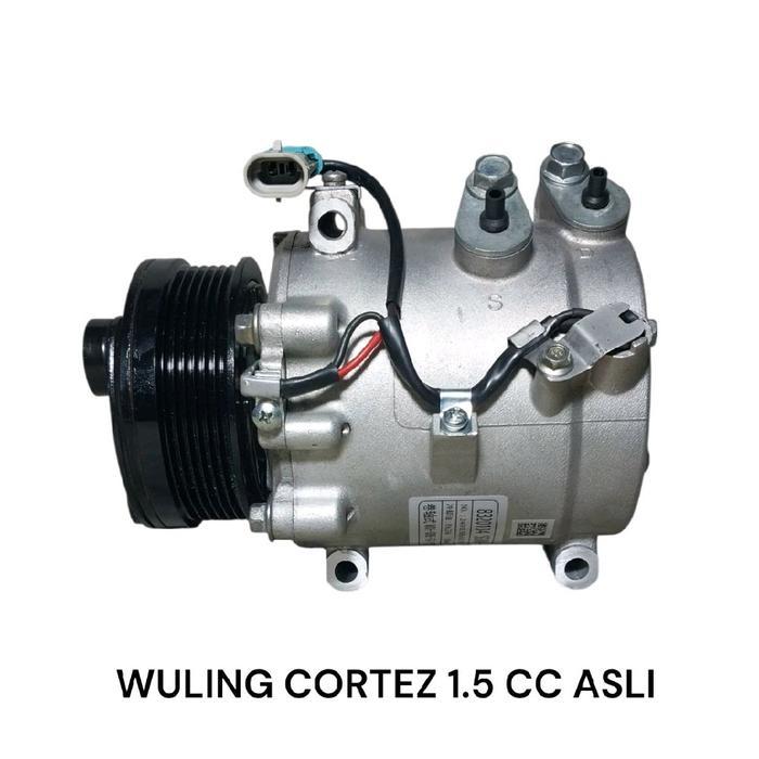 READY PART KOMPRESOR COMPRESOR AC WULING CORTEZ 1500 CC CORTEZ 1.5 CC 6PK ASLI ORIGINAL KODE 158