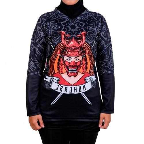 Jersey Sepeda Jersey Gowes Wanita Slimfit Samurai Geisha