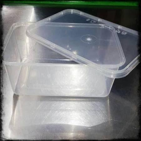 Ready Tinwall 1000Ml Food Box Microwave Kotak Makan Plastik Per 25 Pcs