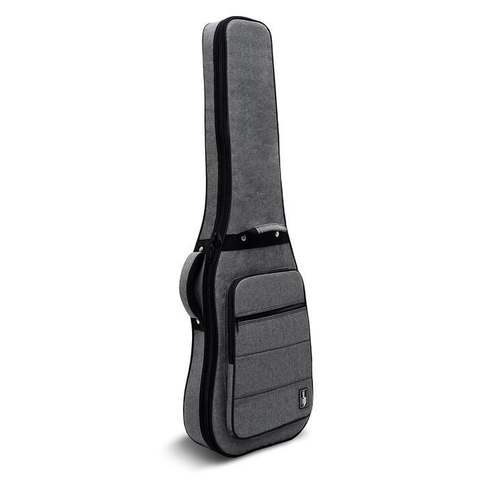 Gigbag Gitar Elektrik Denim Abu-Abu Waterproof Busa Tebal 2cm untuk Stratocaster Telecaster Les Paul