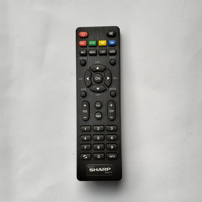 Terlaris Remot Set Top Box Sharp Dd001I Remote Stb Sharp Dvb T2 Best Quality