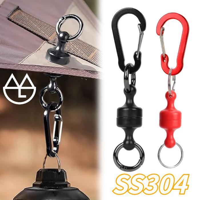 Eiger - SS304 Magnet Hook Gantungan Barang Tenda Flysheet Model Jepit Magnet