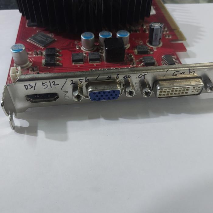 vga card pci express 512mb ddr3 256bit murah hdmi