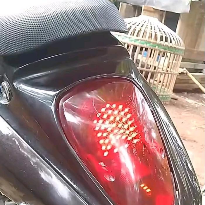 FREE ONGKIR LAMPU LED STOPLAMP RUNING SCOOPY KARBU 8 9 MODE OTOMATIS BISA COD