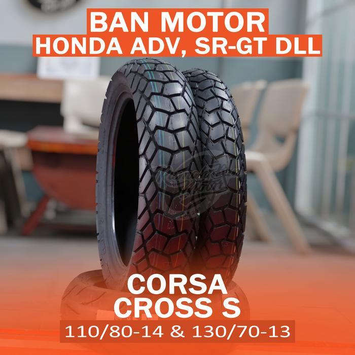 CORSA CROSS S 110/80-14 130/70-13 Ban ADV 150/160 APRILIA SR GT-200