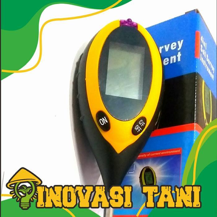 Ph Meter Tanah 4 In1 Digital