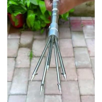 Harpoon Tombak Ikan 5 Prong Bahan Stainless Steel KEPALA TOMBAK ori