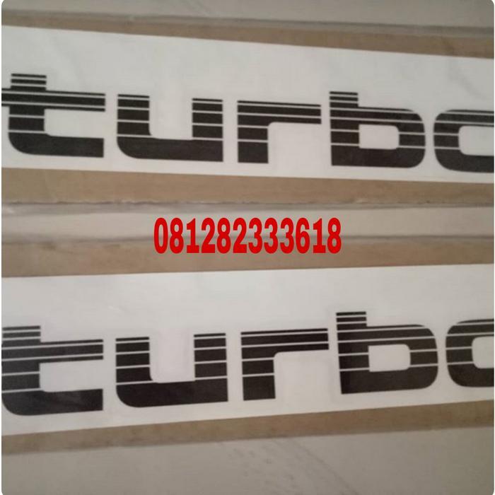 Ready Stiker Body Turbo Landcruiser 80 VX80 LC80 Silver