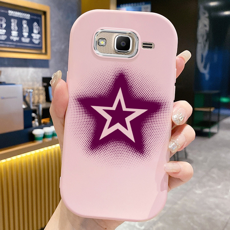 Casing Hp Untuk Samsung Galaxy J2 Prime J2 Ace A7 2018 Case Bintang semprot cat Kasing silikon Cesin