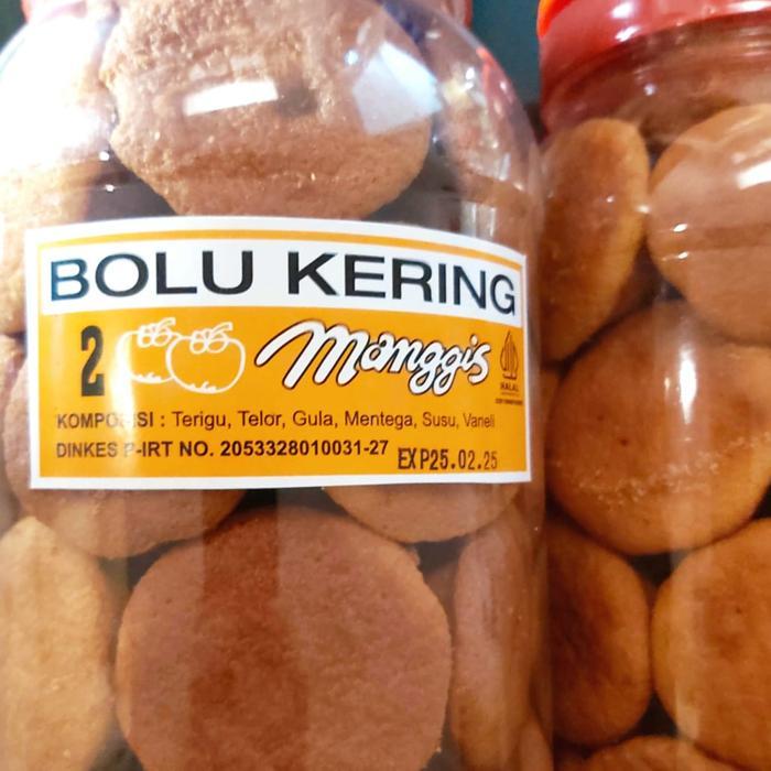 Bolu Kering 2 Manggis ASLI Kue Food Vanilla