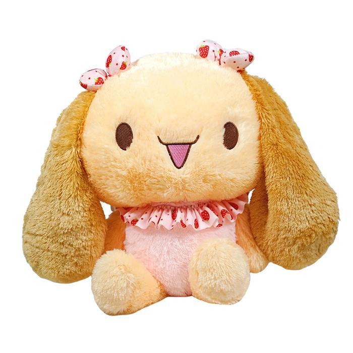 Boneka kelinci Caramel L telinga panjang morol cino brown empuk bulu premium cantik bear animal